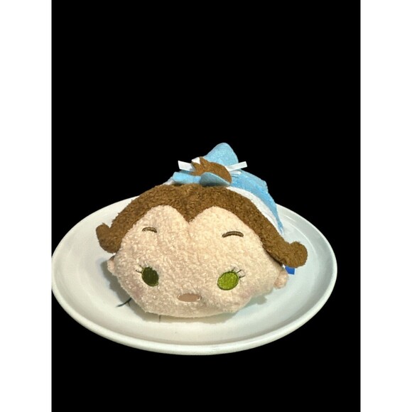 Disney 8" Tsum Tsum Beauty And The Beast Belle Musical Plush Sings Be My Guest - Picture 1 of 6